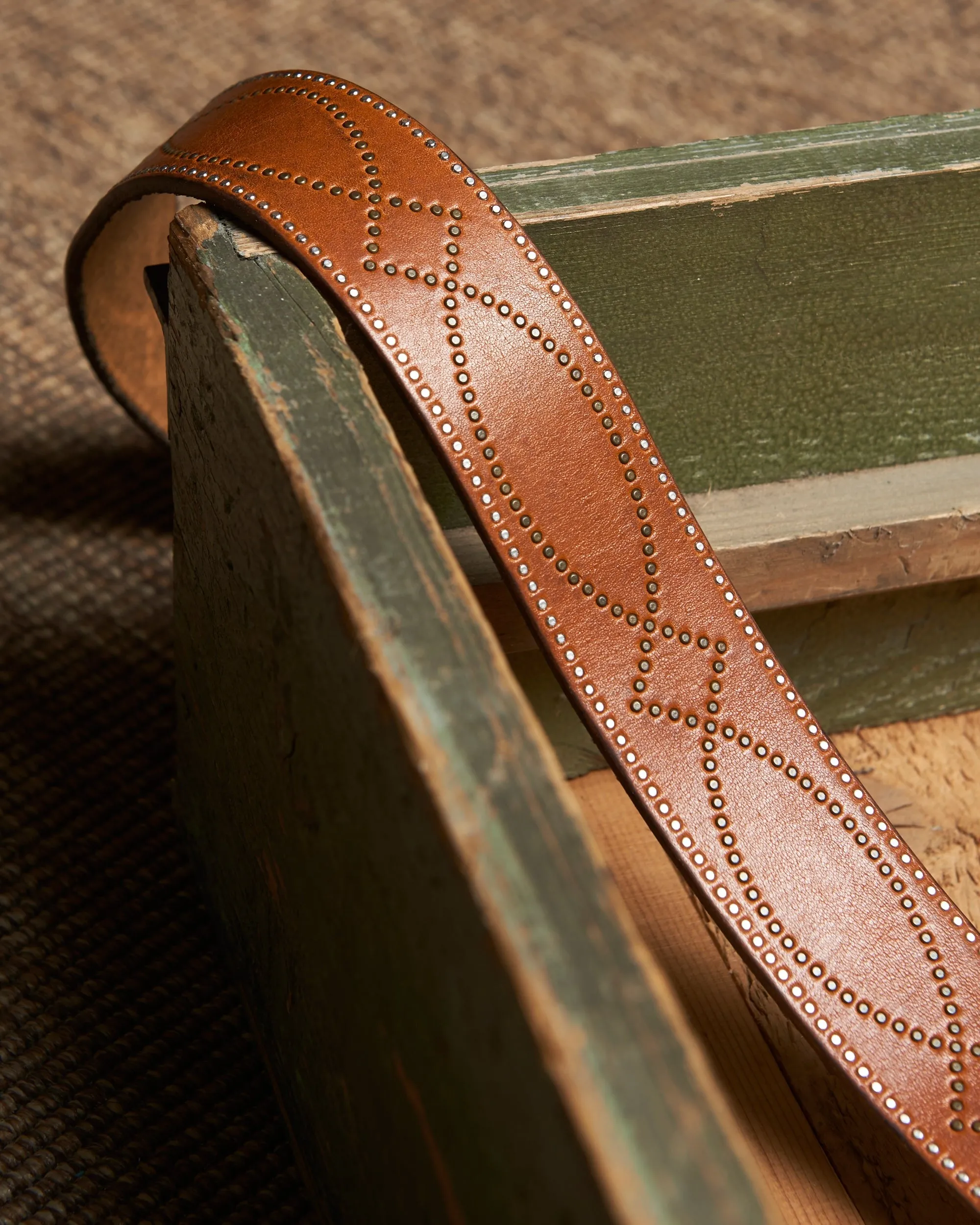 【Fortela】BELT TESLA LM016 CUOIO 義大利手敲皮帶 sold by Blue Beach Denim product image thumbnail 2