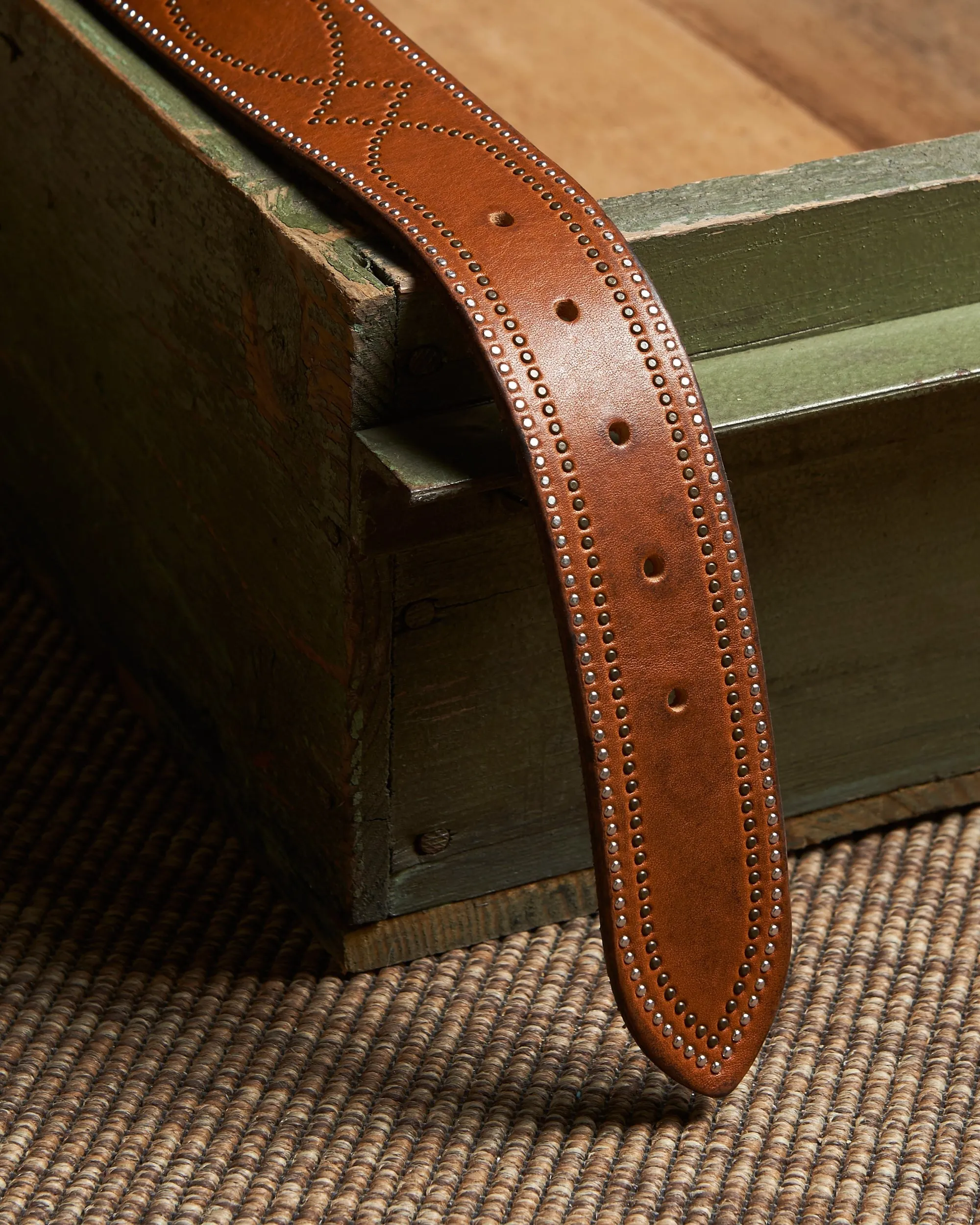 【Fortela】BELT TESLA LM016 CUOIO 義大利手敲皮帶 sold by Blue Beach Denim product image thumbnail 4