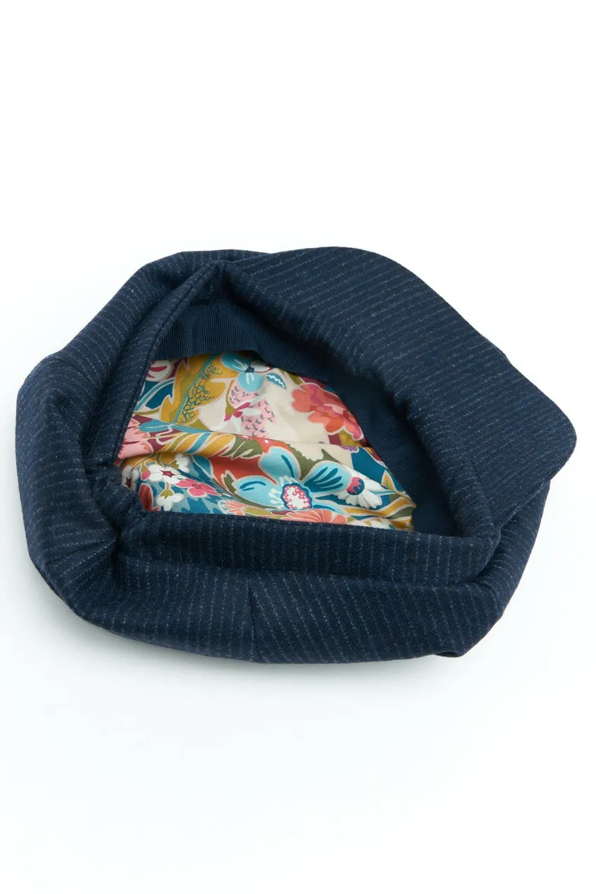 【Scarti-Lab】TOMMY SE462 Wool Pinstripe Newsboy Hat 羊毛直條紋報童帽 sold by Blue Beach Denim product image thumbnail 2