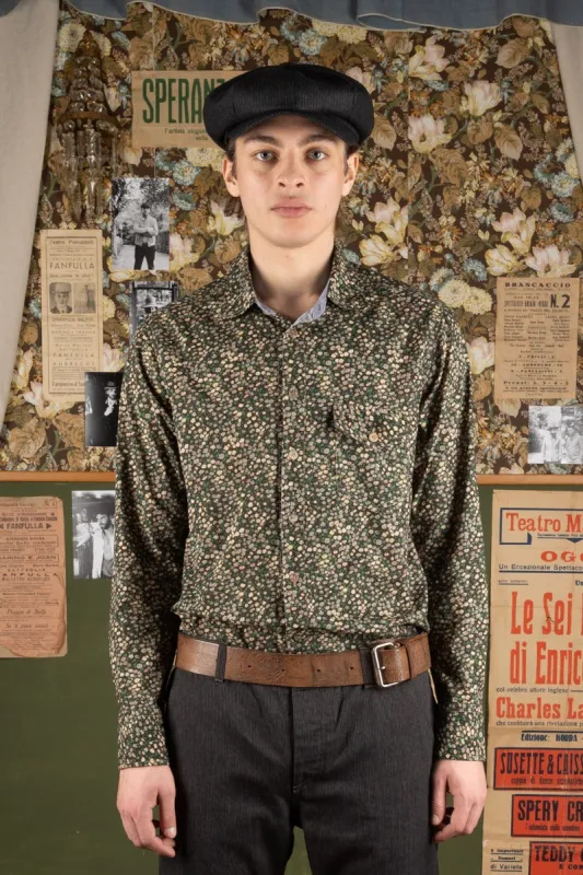 【Scarti-Lab】312 SL520 Floral Shirt 英國花布長袖襯衫 sold by Blue Beach Denim