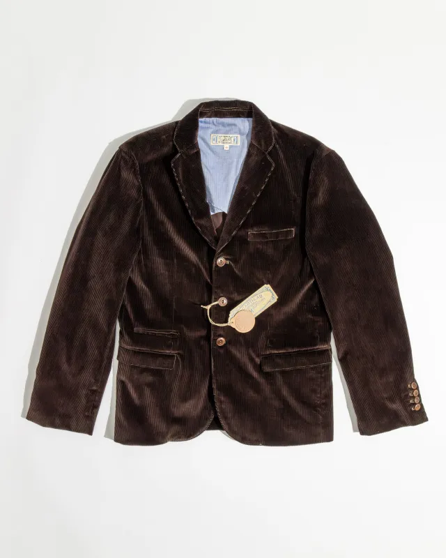 【Scarti-Lab】Scarti Lab Suit Jacket 710 SN814 咖啡色燈芯絨休閒西裝外套 sold by Blue Beach Denim