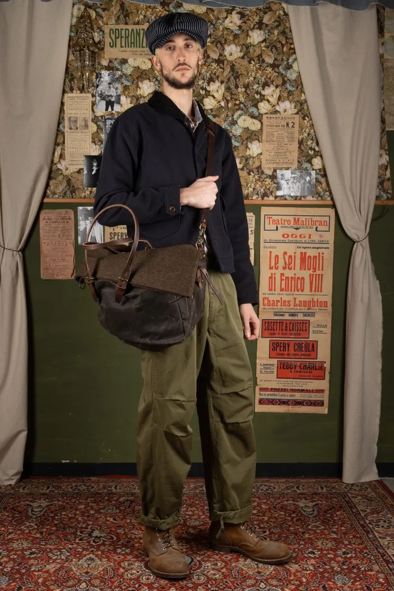 【Scarti-Lab】707F SN960 Moleskine Shawl Collar Jacket 海軍藍厚磅鼴鼠皮哥薩克外套 sold by Blue Beach Denim product image thumbnail 2