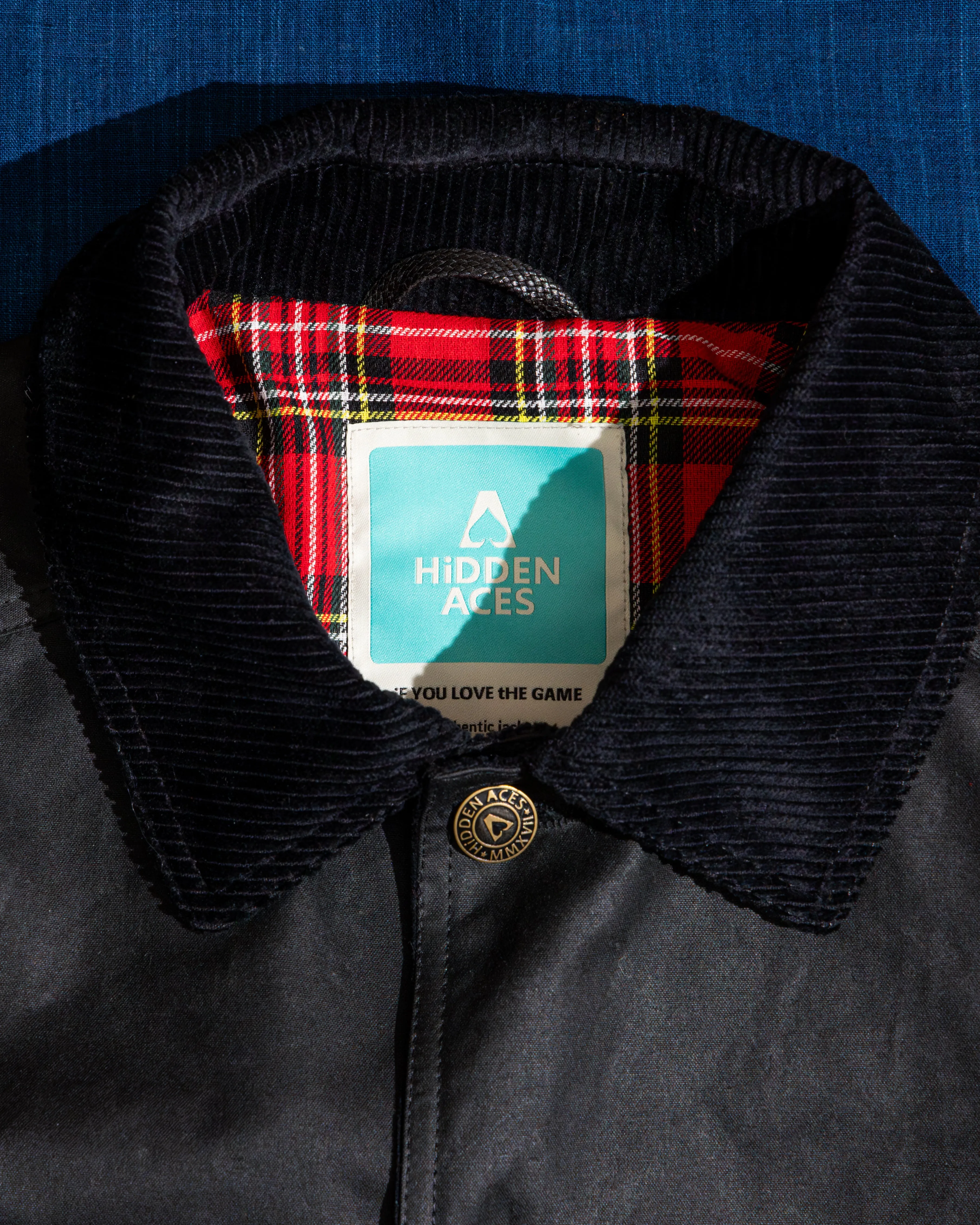 【Hidden Aces】KA6201 Pollux Wax Canvas Jacket Black 乾式油布波路克斯夾克黑色 sold by Blue Beach Denim product image thumbnail 2