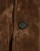 【Shangri-La Heritage】Cossack Brown Suede 深棕色小羊麂皮哥薩克外套 sold by Blue Beach Denim