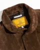 【Shangri-La Heritage】Cossack Brown Suede 深棕色小羊麂皮哥薩克外套 sold by Blue Beach Denim