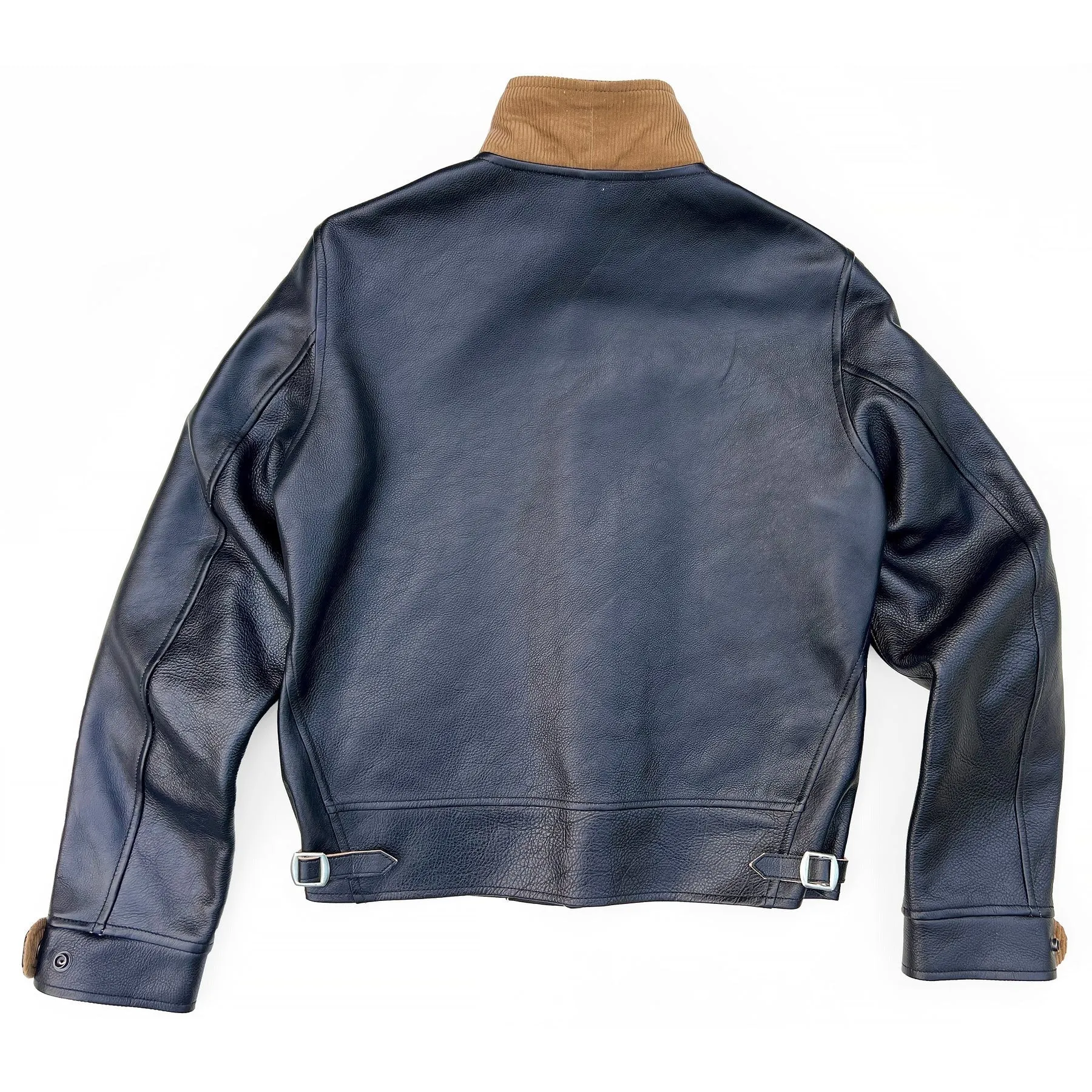 【Mister Freedom】Campus 'Stud' Jacket Black Teacore 哥薩克外套美國植鞣黑色茶芯牛皮 sold by Blue Beach Denim product image thumbnail 4