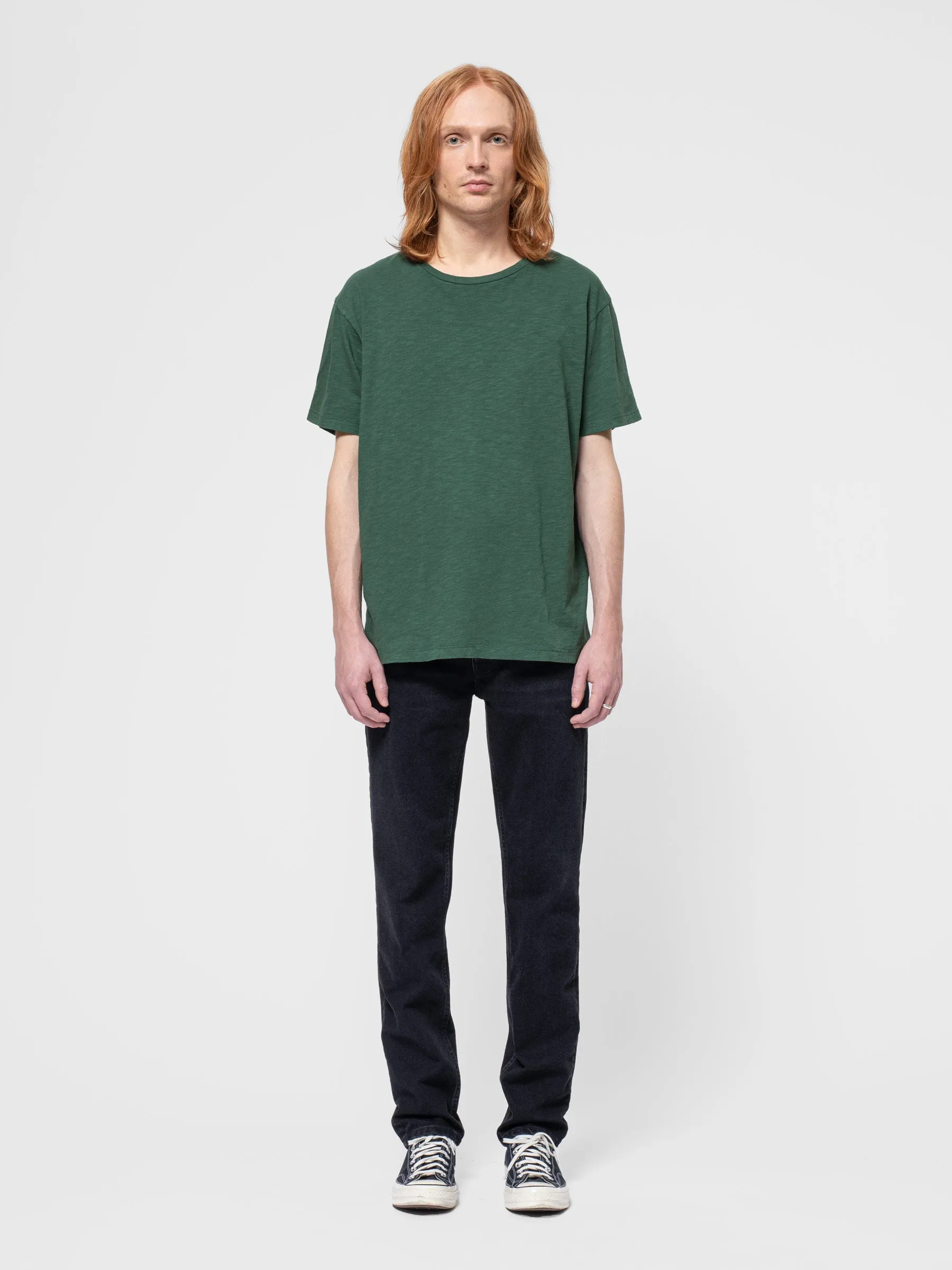 【Nudie Jeans】Solid Ollie Black Steel 黑色水洗修身中小直筒牛仔褲 sold by Blue Beach Denim product image thumbnail 2