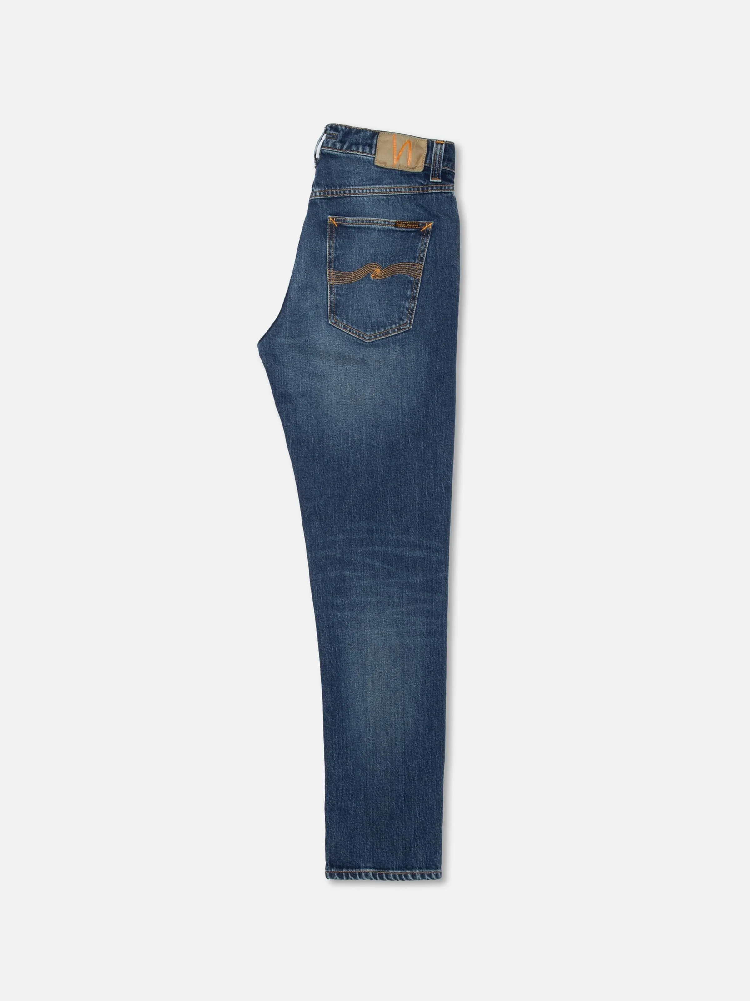 【Nudie Jeans】Solid Ollie Wild Blue 曠野藍修身中小直筒牛仔褲 sold by Blue Beach Denim product image thumbnail 4