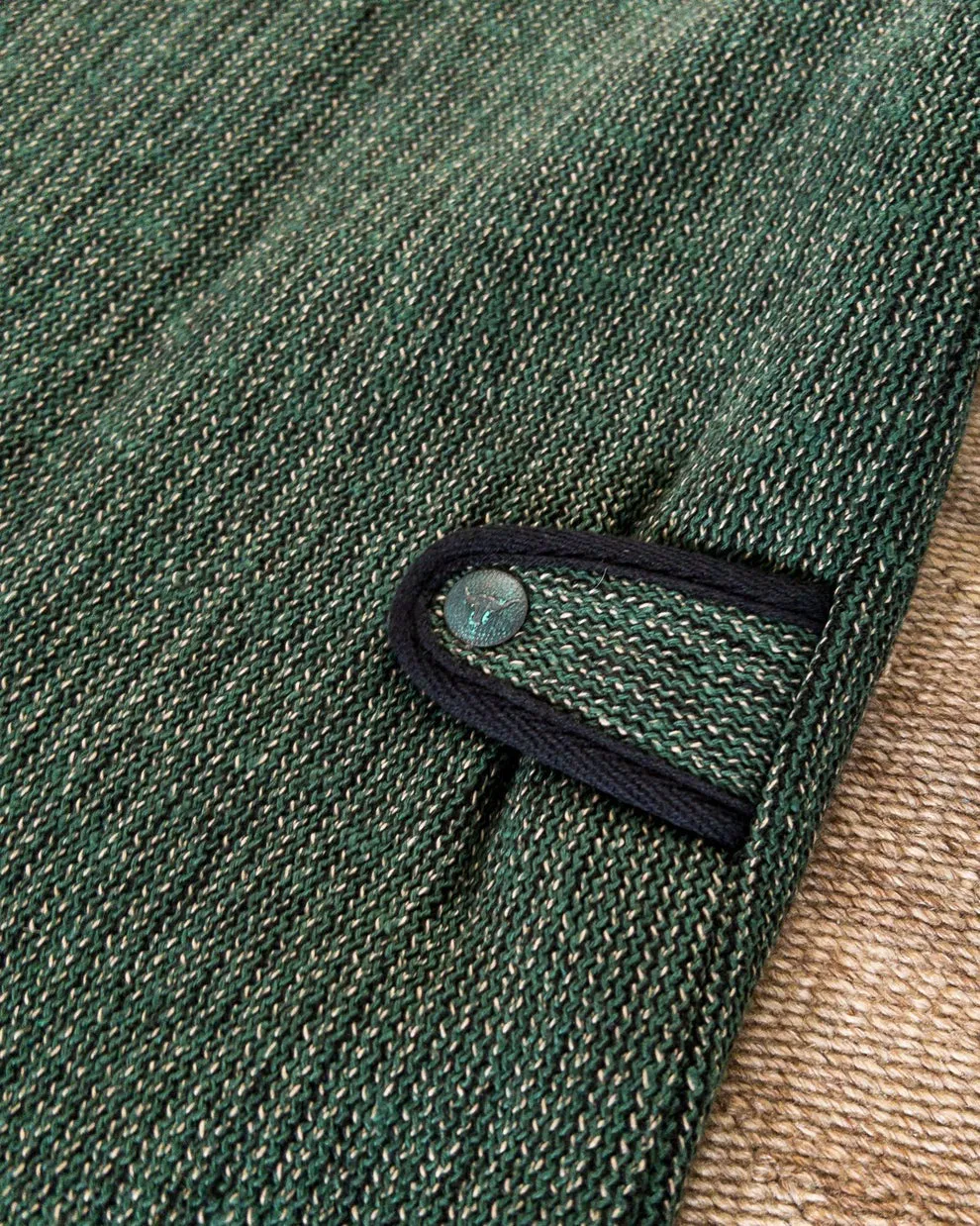 【WYTHE】Beach Cloth Vest Evergreen 綠色復古羊毛背心 sold by Blue Beach Denim product image thumbnail 4