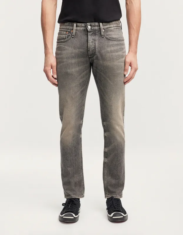 【DENHAM】Ridge Authentic AHWB 自然作舊水洗灰修身直筒牛仔褲 sold by Blue Beach Denim