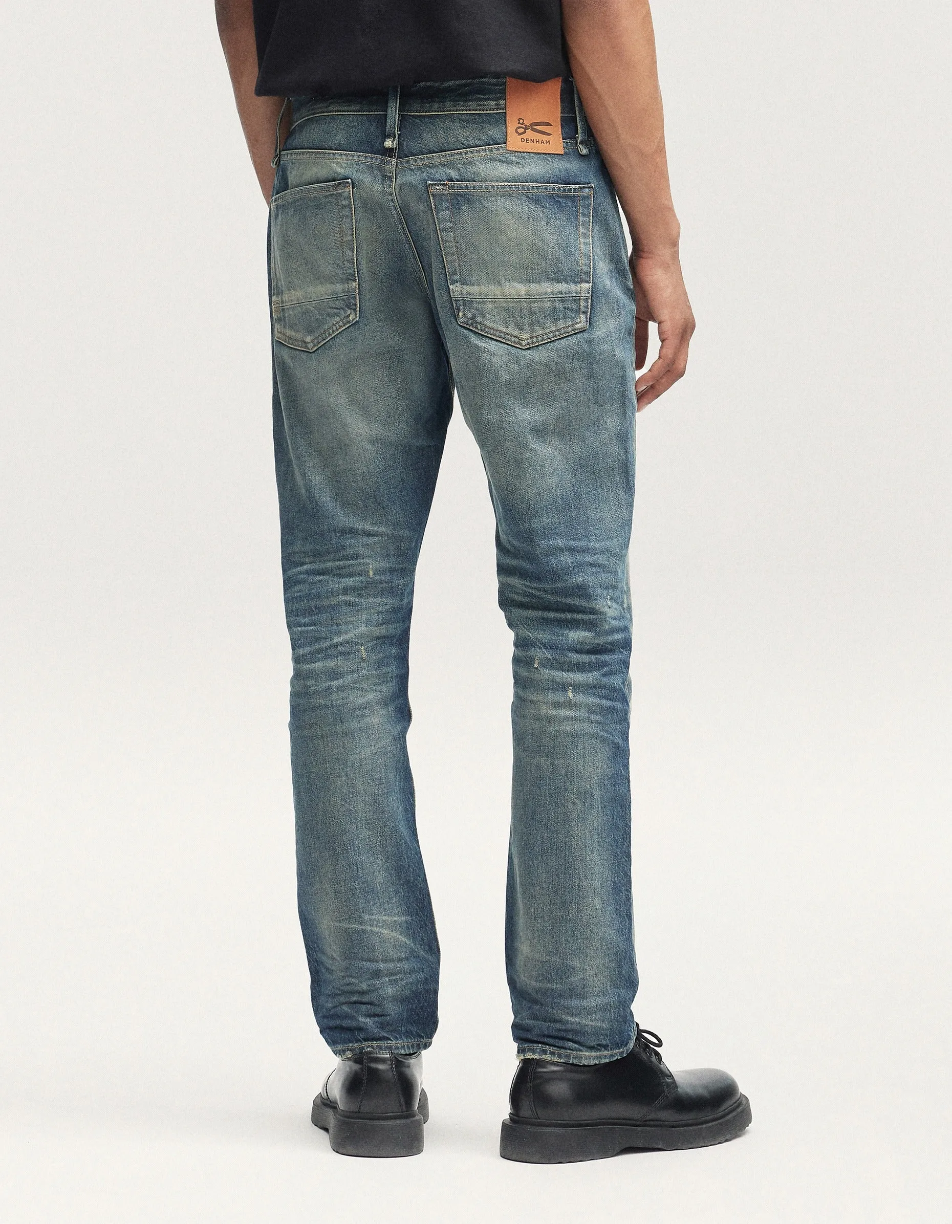 【DENHAM】Ridge Authentic AVW 重度手刷復古舊化修身直筒牛仔褲 sold by Blue Beach Denim product image thumbnail 4