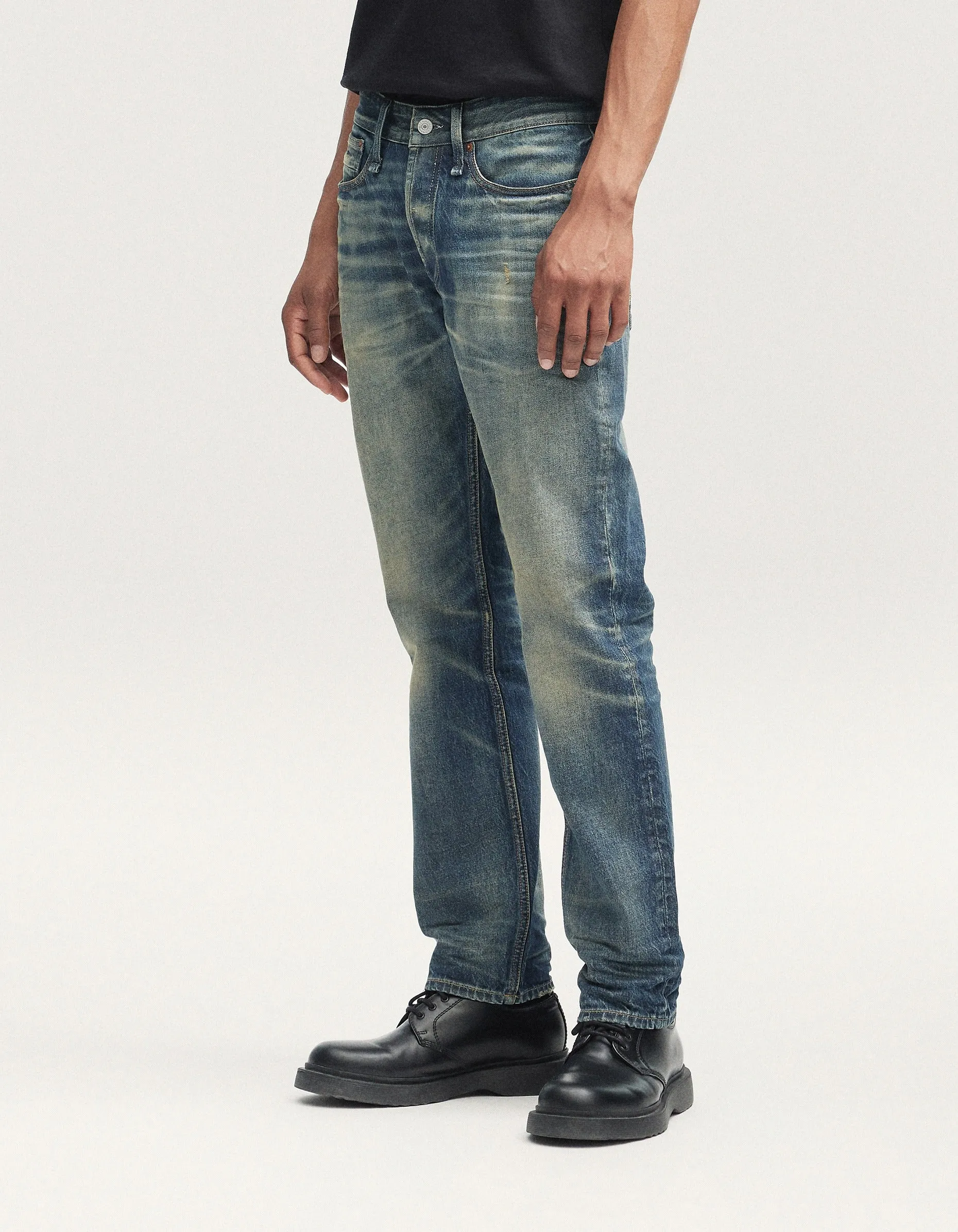 【DENHAM】Ridge Authentic AVW 重度手刷復古舊化修身直筒牛仔褲 sold by Blue Beach Denim product image thumbnail 3