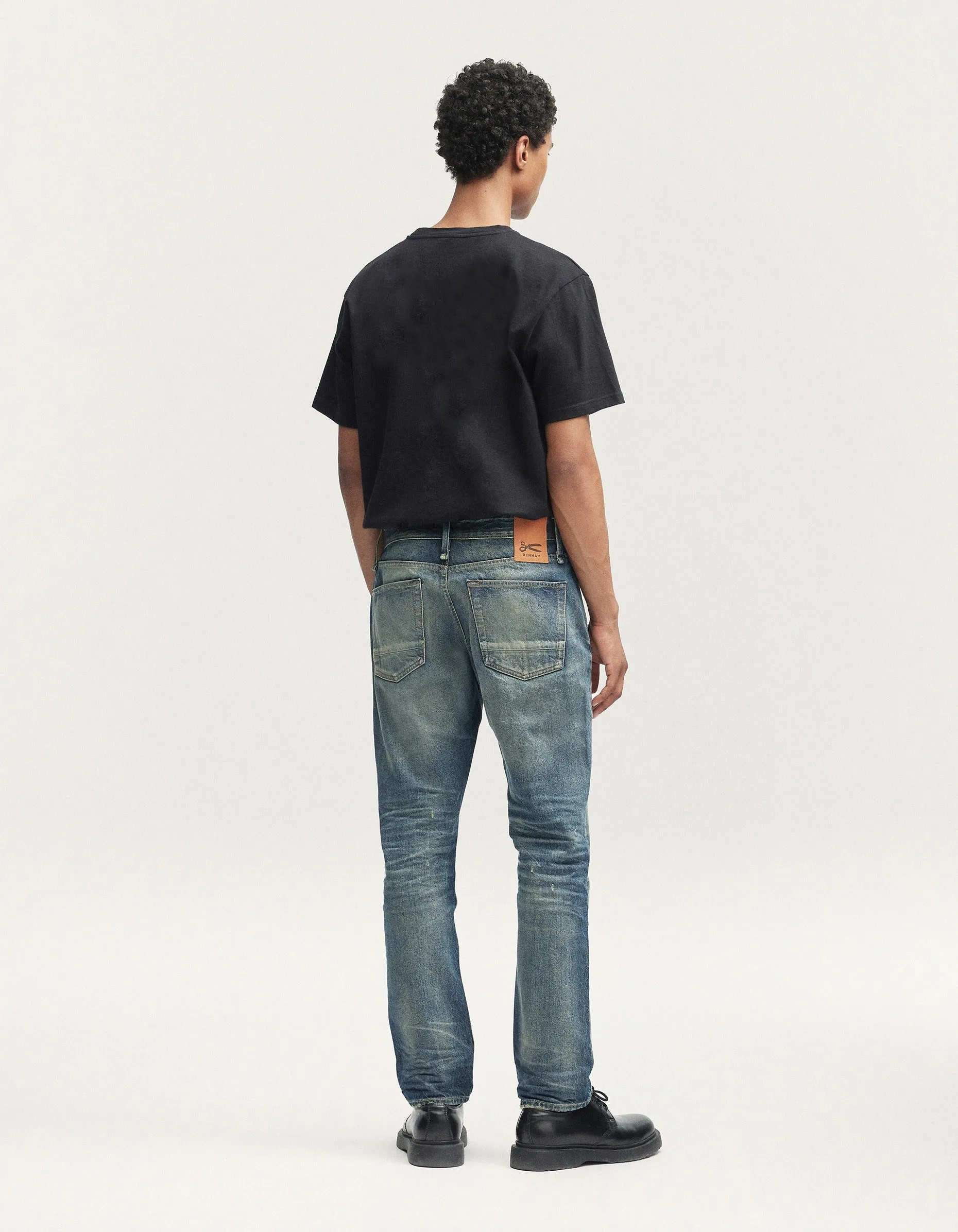 【DENHAM】Ridge Authentic AVW 重度手刷復古舊化修身直筒牛仔褲 sold by Blue Beach Denim product image thumbnail 5