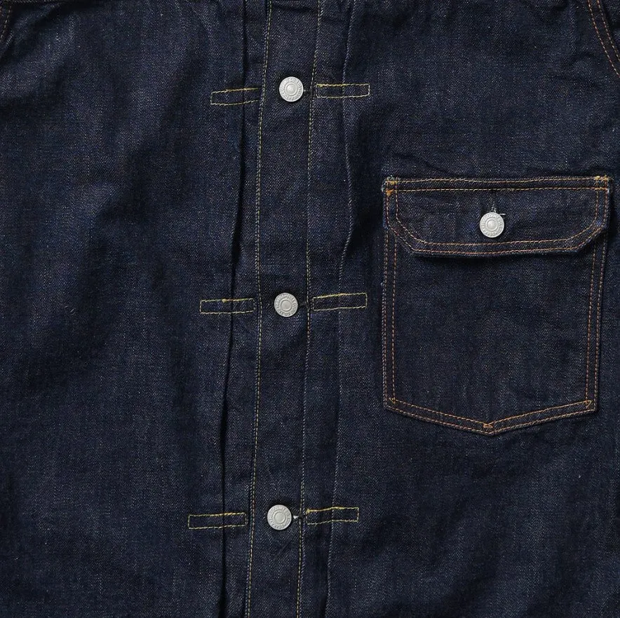 【Fullcount】2107W Type 1 Denim Jacket 13.7oz 辛巴威棉復古一代牛仔外套 sold by Blue Beach Denim product image thumbnail 5