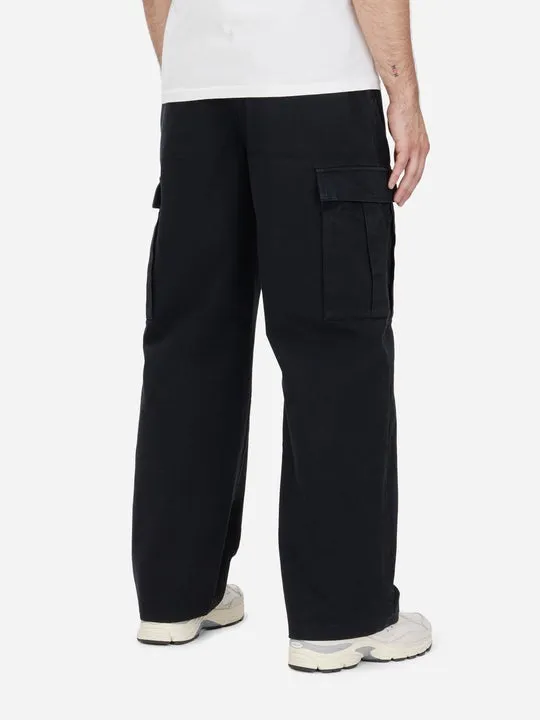 【3sixteen】Cargo Pant Black Washed Twill 黑色厚磅斜紋水洗工裝褲 sold by Blue Beach Denim product image thumbnail 4