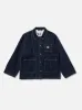 【Nudie Jeans】Ada Workwear Jacket One Wash Dark Blue 女款深藍原色復古工作夾克 sold by Blue Beach Denim