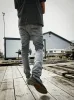 【Nudie Jeans】Lean Dean Grey Steel 中淺灰修身錐型牛仔褲 sold by Blue Beach Denim