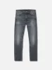 【Nudie Jeans】Lean Dean Grey Steel 中淺灰修身錐型牛仔褲 sold by Blue Beach Denim