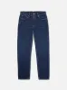 【Nudie Jeans】Gritty Jackson Indigo Nights 夜藍刷色修身直筒牛仔褲 sold by Blue Beach Denim