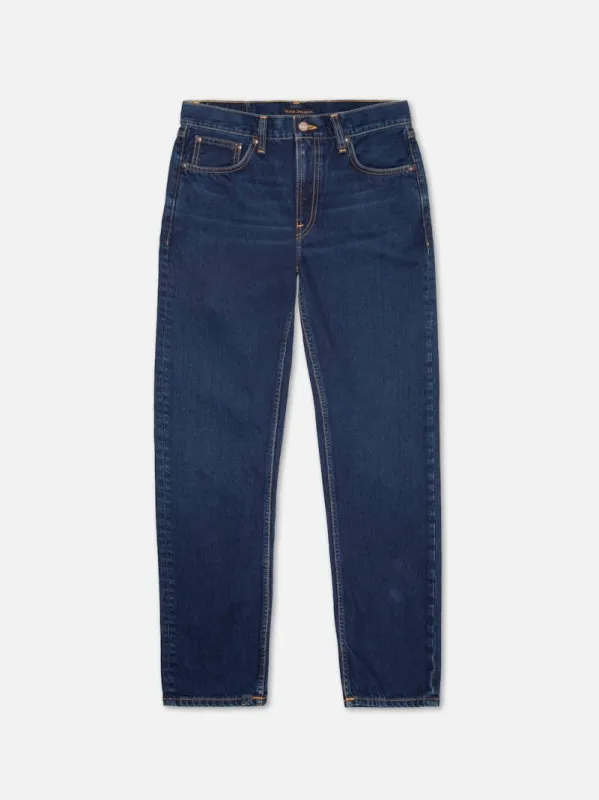 【Nudie Jeans】Gritty Jackson Indigo Nights 夜藍刷色修身直筒牛仔褲 sold by Blue Beach Denim