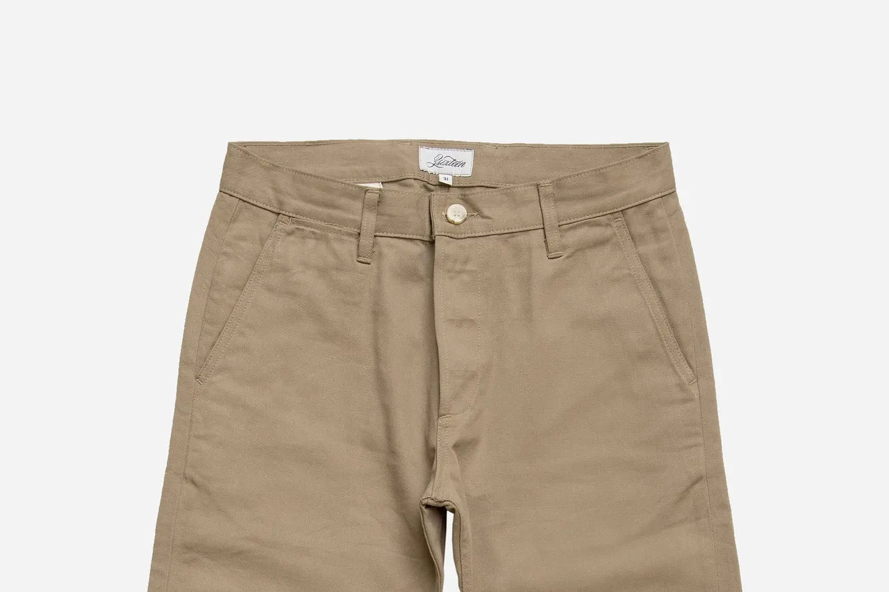 【3sixteen】CH-11x Khaki Selvedge Chino 中直筒日本老織機布邊赤耳卡其褲 sold by Blue Beach Denim product image thumbnail 4