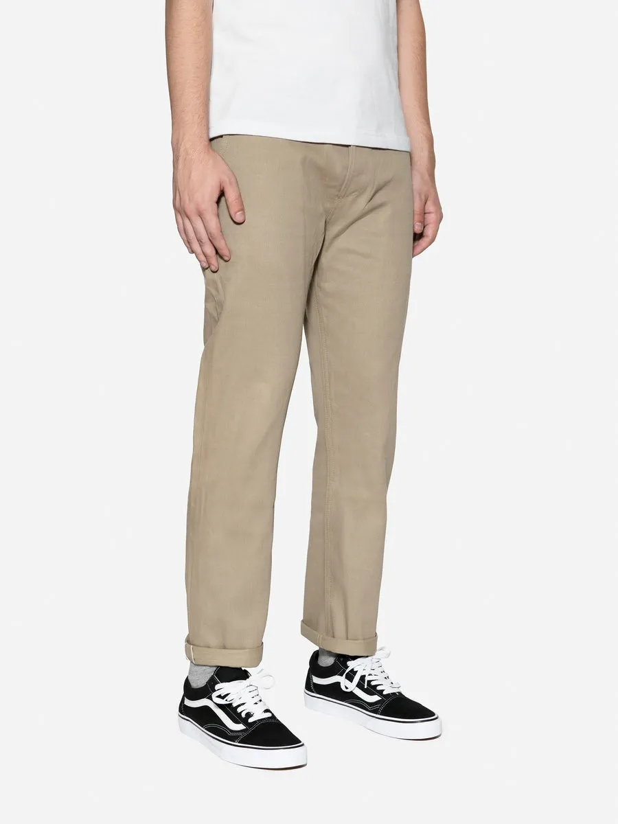 【3sixteen】CH-11x Khaki Selvedge Chino 中直筒日本老織機布邊赤耳卡其褲 sold by Blue Beach Denim product image thumbnail 2