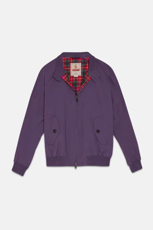 【Baracuta】G9 Harrington Jacket Purple Plum 經典G9哈靈頓夾克李子色 sold by Blue Beach Denim