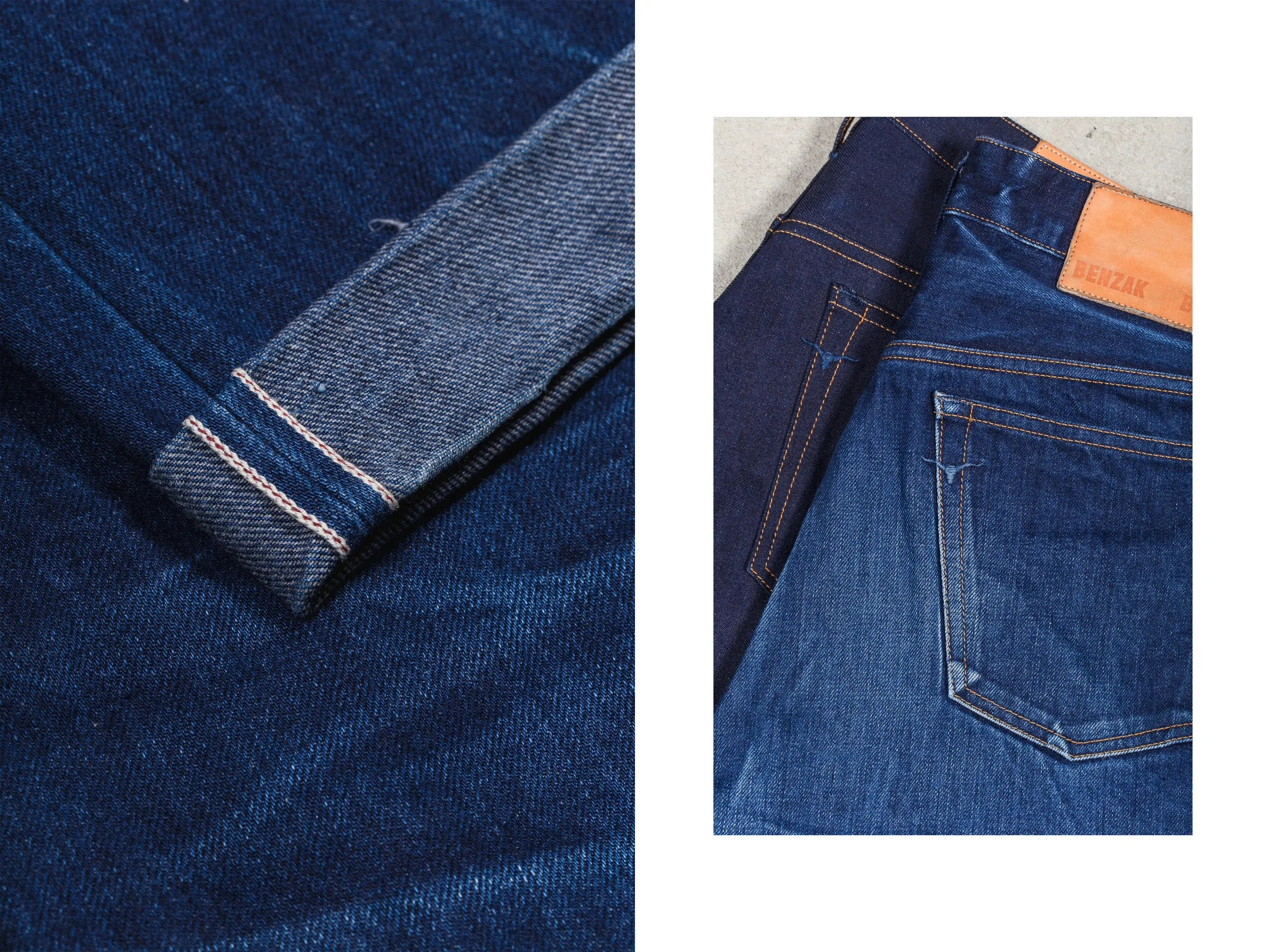 【Benzak Denim Developers】B-03 Special No.3 Recycled Super Fade / 旗艦三號 回收新棉花 快速色落 寶藍色 錐形原色褲 sold by Blue Beach Denim product image thumbnail 5