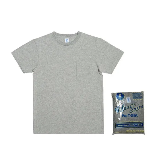 【Velva Sheen】2 Pac Crewneck Tee - White/Grey 美製圓織素色短TEE 白色&灰色兩件裝 sold by Blue Beach Denim product image thumbnail 2