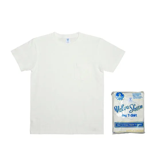 【Velva Sheen】2 Pac Crewneck Tee - White/Grey 美製圓織素色短TEE 白色&灰色兩件裝 sold by Blue Beach Denim