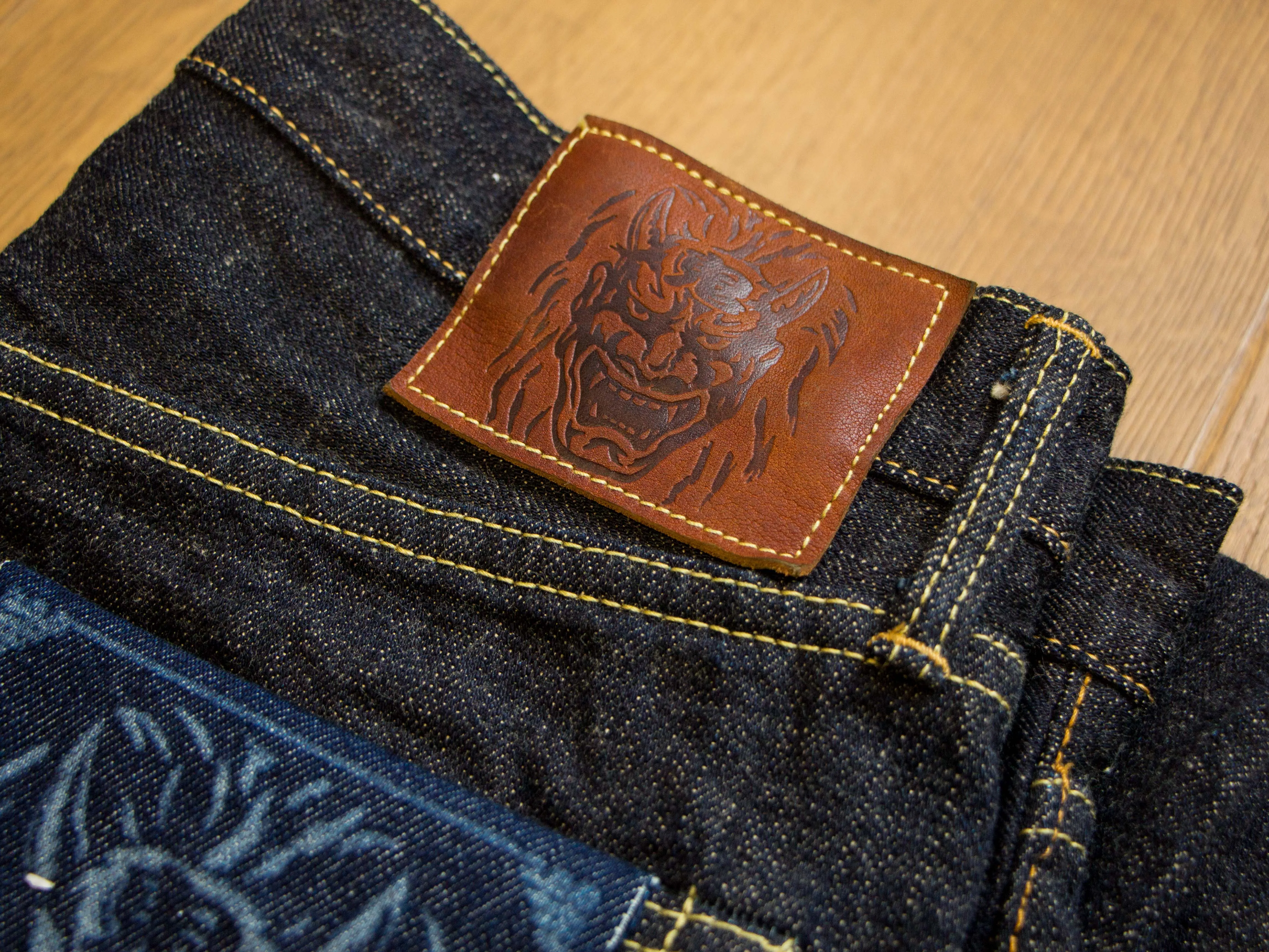 【ONI DENIM】246-14KBE 14oz Low Tension Neat Straight G3初代青鬼丹寧修身直筒牛仔褲 sold by Blue Beach Denim product image thumbnail 3