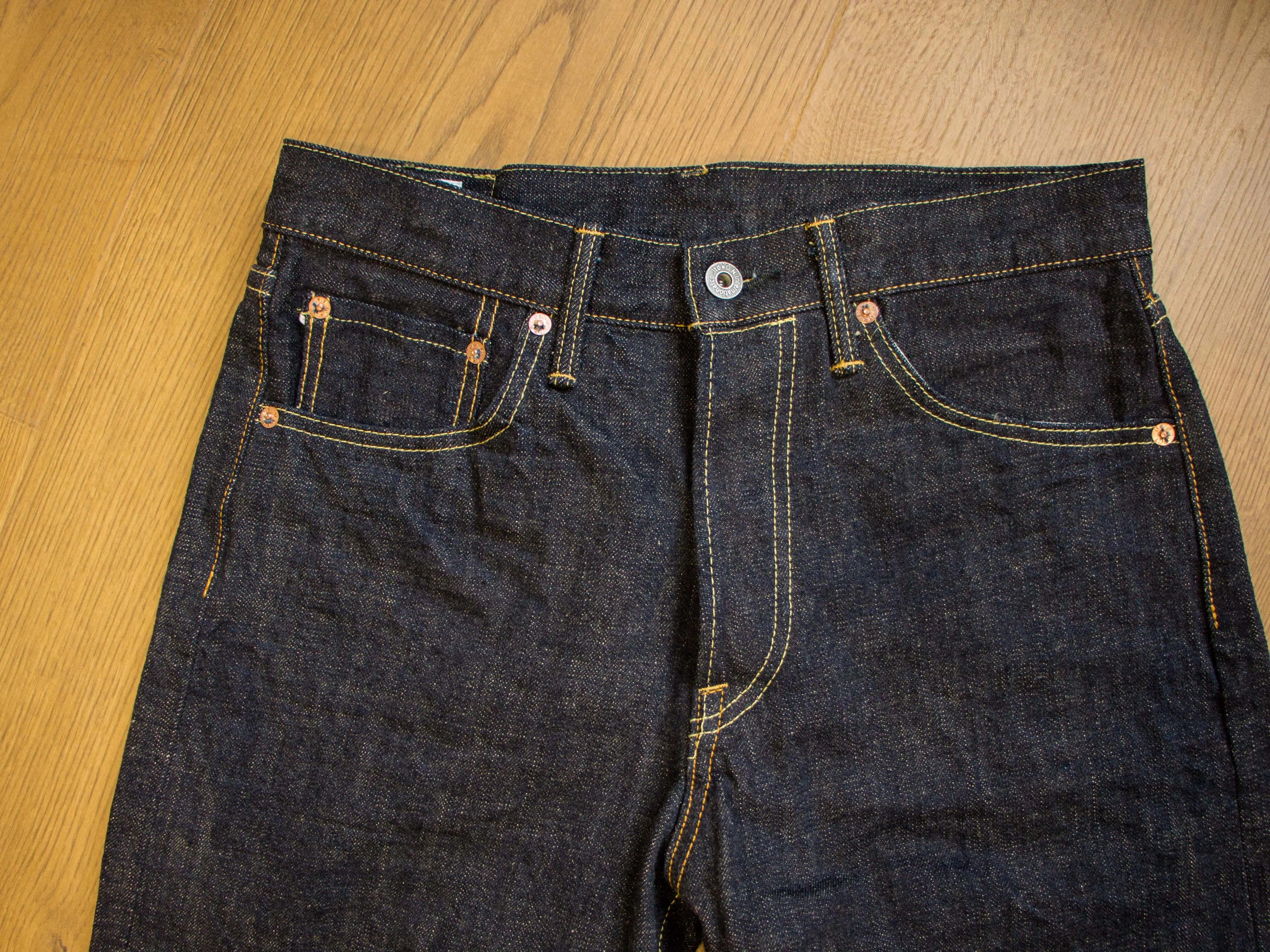 【ONI DENIM】246-14KBE 14oz Low Tension Neat Straight G3初代青鬼丹寧修身直筒牛仔褲 sold by Blue Beach Denim product image thumbnail 5