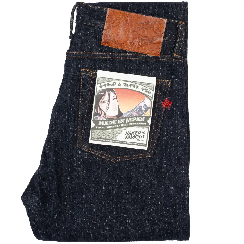 【Naked & Famous】MIJ12 - Aomidori Selvedge 16oz 全日製12代綠染粗竹節牛仔褲 sold by Blue Beach Denim