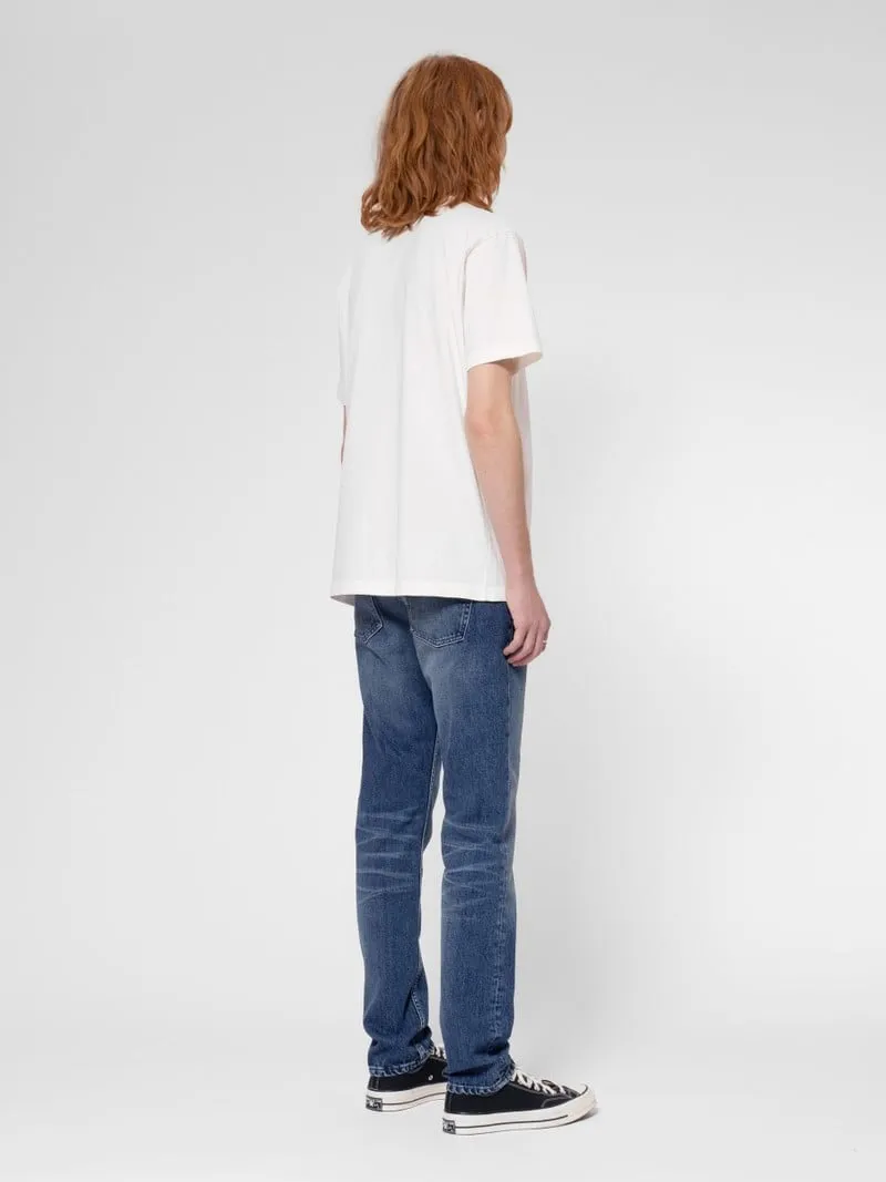 【Nudie Jeans】Lean Dean Indigo Ink 13oz 墨藍刷色修身錐形牛仔褲 sold by Blue Beach Denim product image thumbnail 4