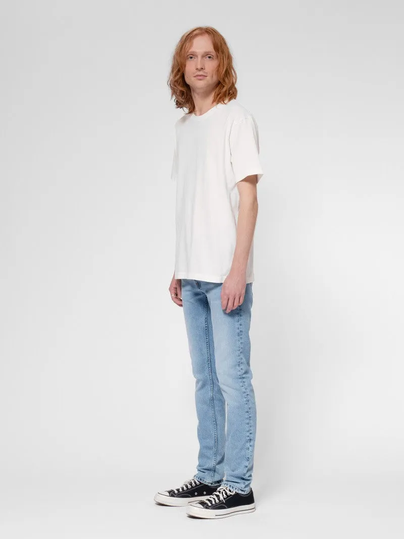 【Nudie Jeans】Lean Dean Warm Days Blue 13.12oz 天然藍染暖日淺藍修身錐形牛仔褲 sold by Blue Beach Denim product image thumbnail 3