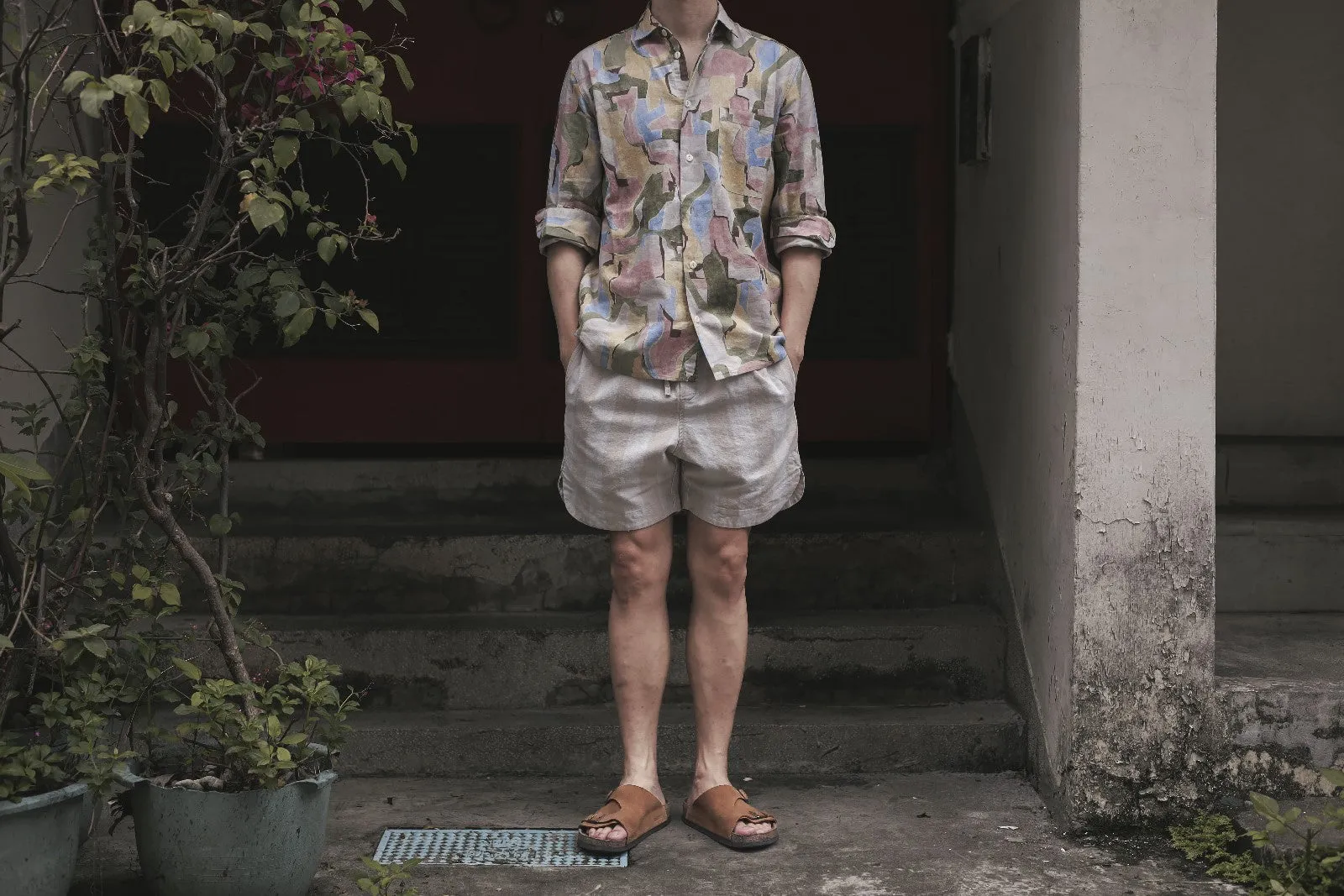【ABCL Garments】CALI Pale Print Shirt 中世紀抽象風格花襯衫 sold by Blue Beach Denim product image thumbnail 3