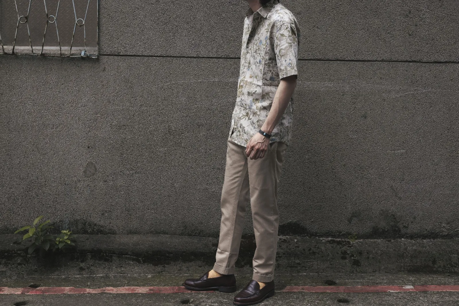 【ABCL Garments】PAUL gabardine Beige 卡其色華達呢合身長褲 sold by Blue Beach Denim product image thumbnail 4