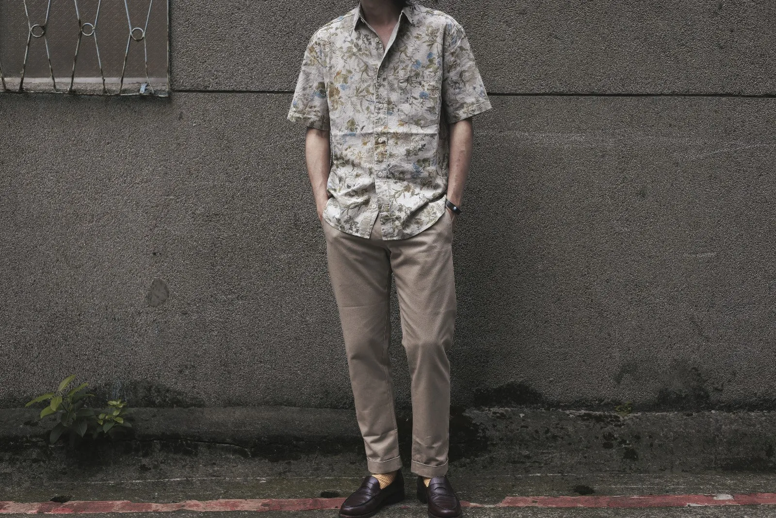【ABCL Garments】PAUL gabardine Beige 卡其色華達呢合身長褲 sold by Blue Beach Denim product image thumbnail 2