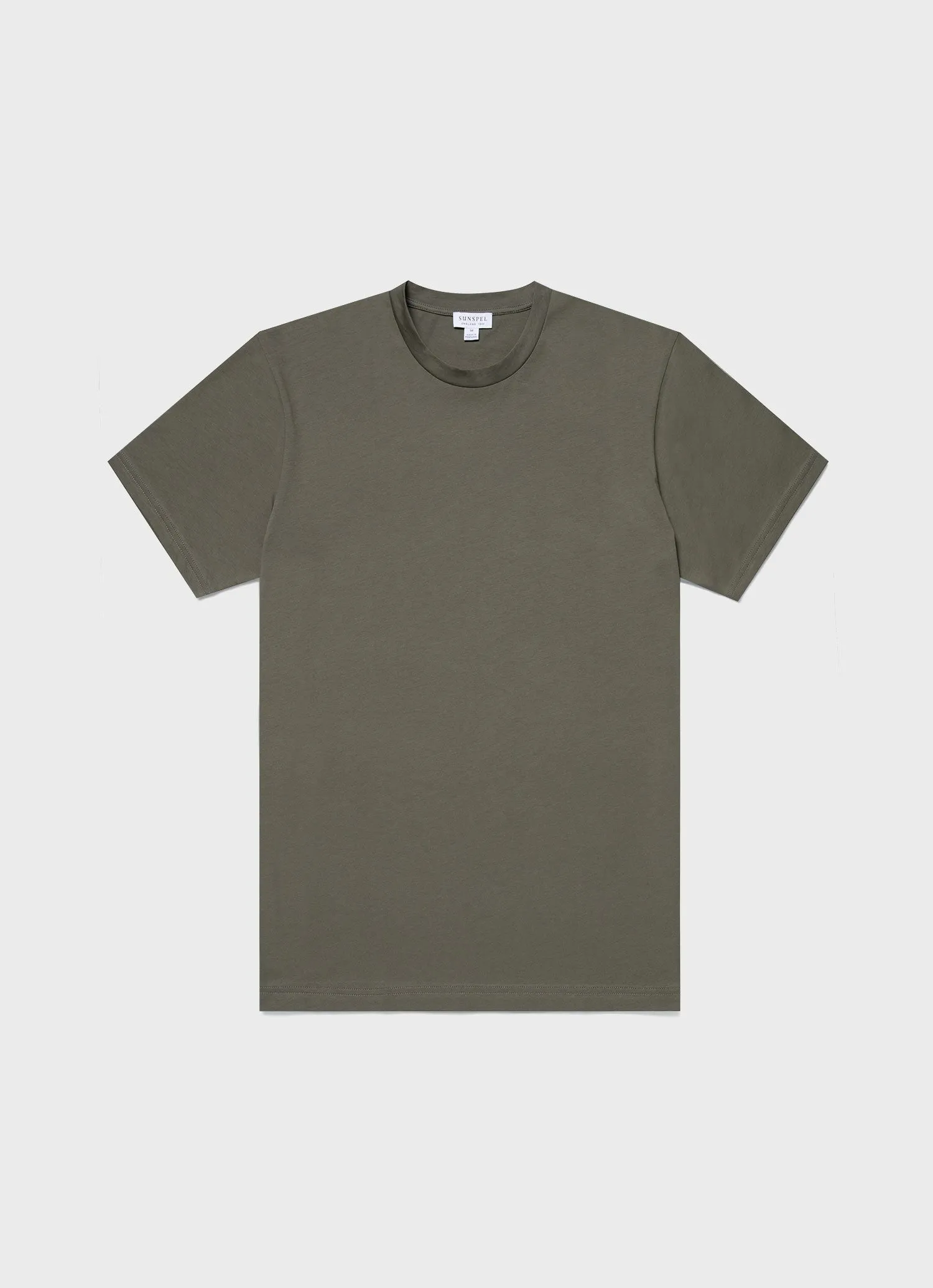 【Sunspel】Riviera T-Shirt Khaki 橄欖綠頂級匹馬棉蔚藍海岸短袖素Tee sold by Blue Beach Denim