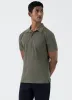 【Sunspel】Riviera Polo Shirt Khaki 卡其綠頂級匹馬棉蔚藍海岸Polo衫 sold by Blue Beach Denim