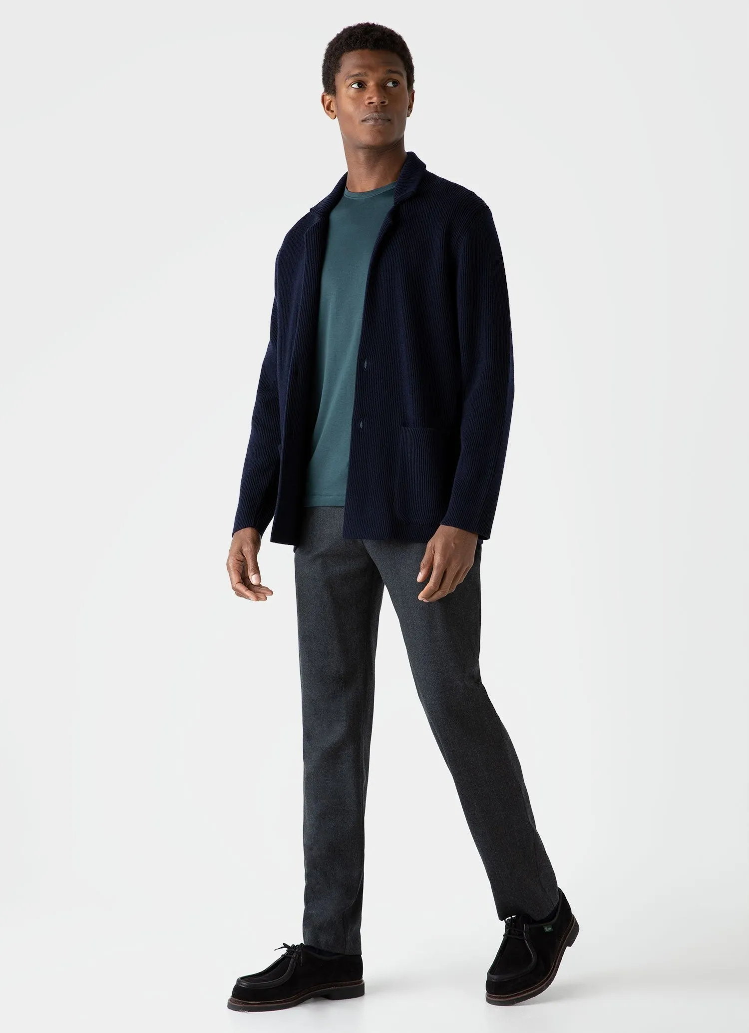 【Sunspel】SS Crew Neck T-Shirt Peacock 孔雀綠頂級匹馬棉經典短袖Tee sold by Blue Beach Denim product image thumbnail 5