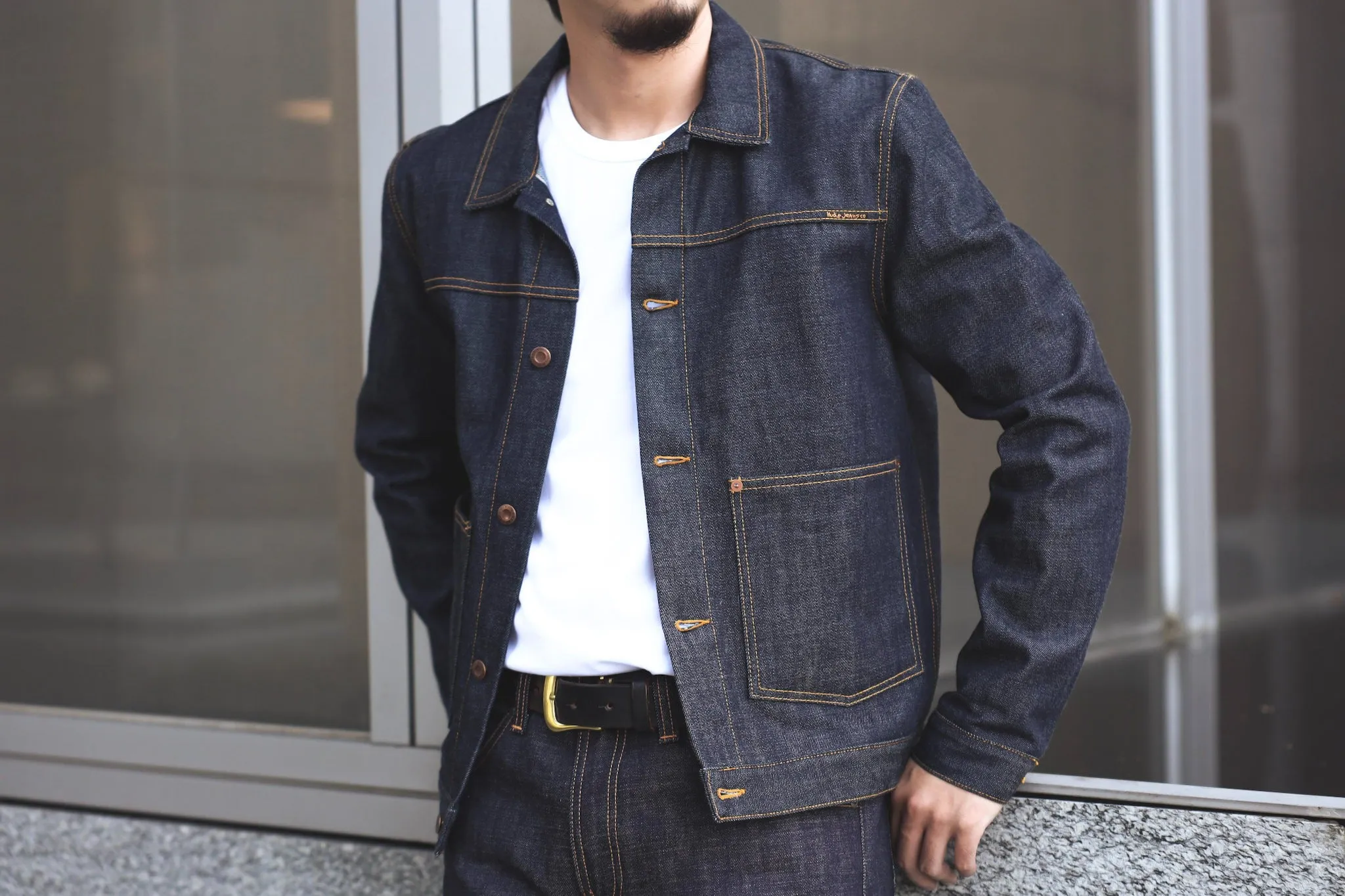 【Nudie Jeans】Dante Blue Rainbow 彩虹布邊二代牛仔外套 sold by Blue Beach Denim product image thumbnail 4