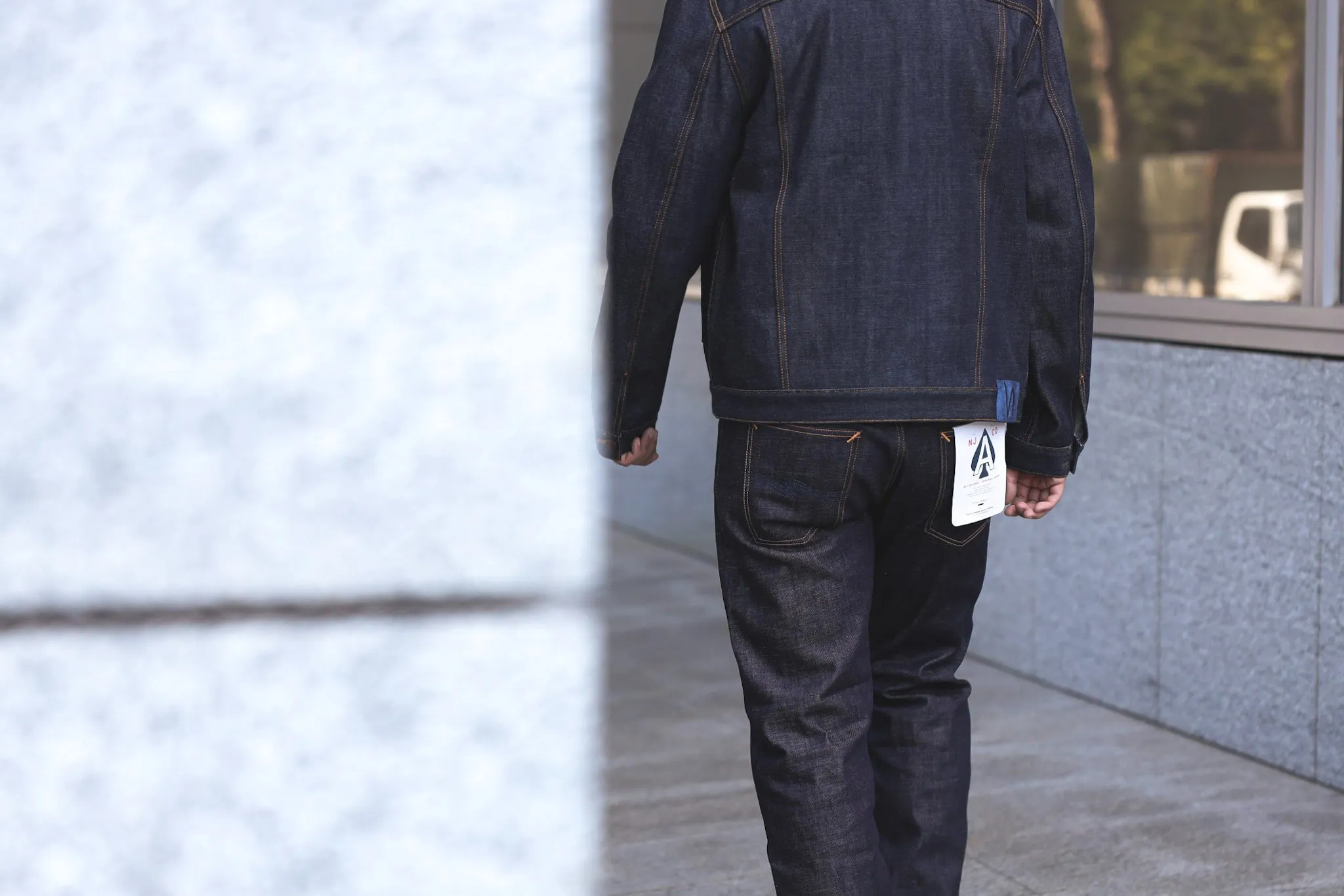 【Nudie Jeans】Dante Blue Rainbow 彩虹布邊二代牛仔外套 sold by Blue Beach Denim product image thumbnail 5