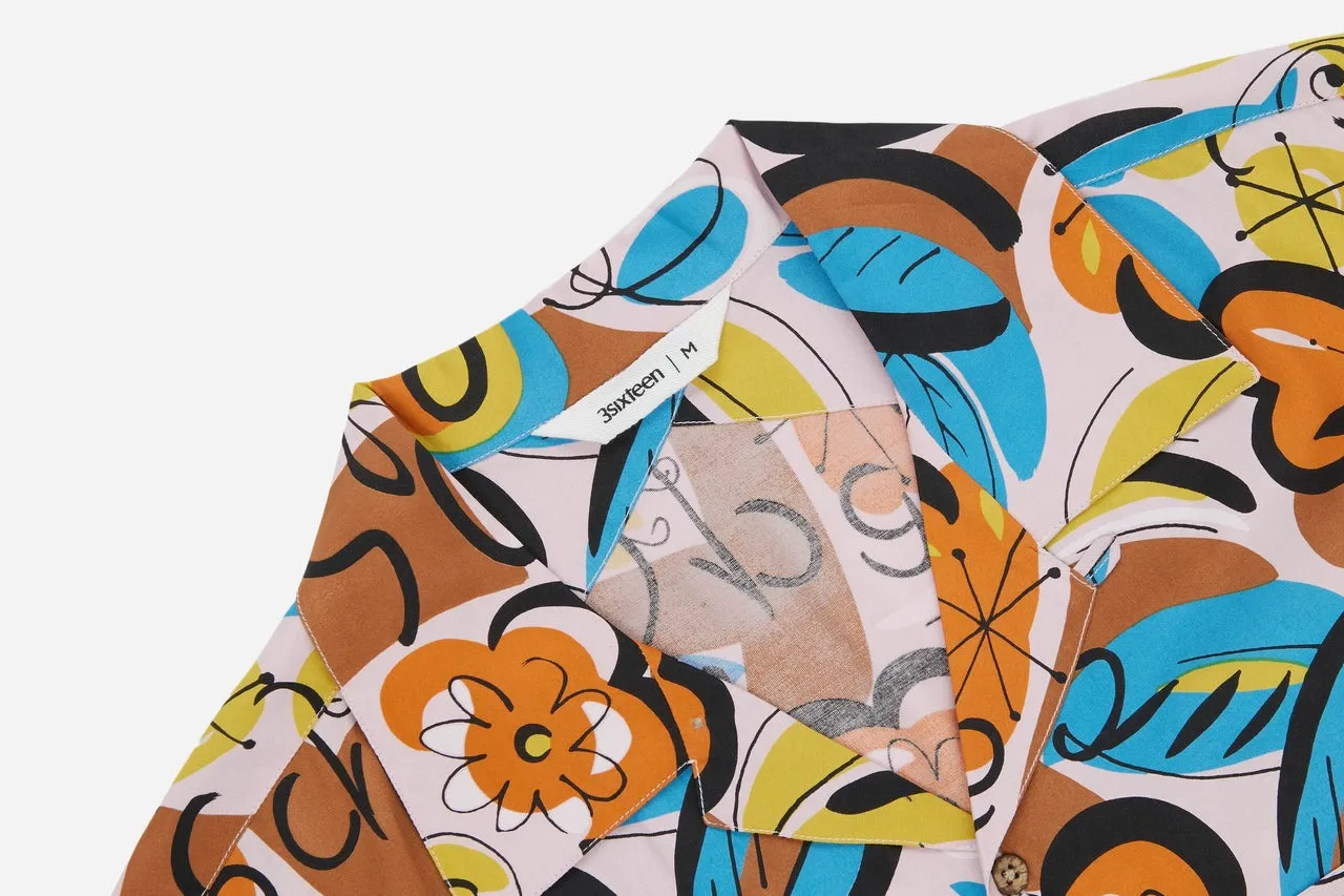 【3sixteen】Vacation Shirt Tropical Print 天絲棉滿版熱帶印花度假襯衫 sold by Blue Beach Denim product image thumbnail 2