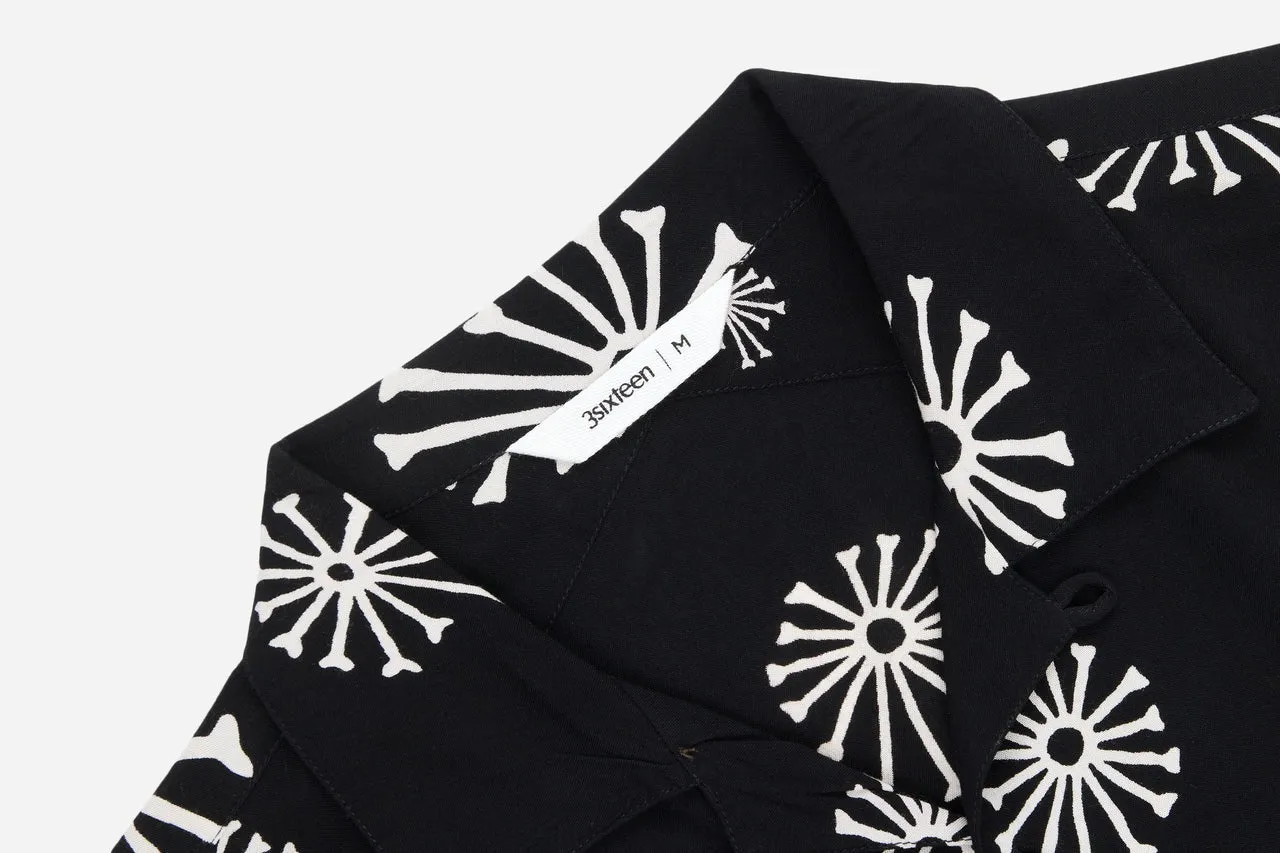 【3sixteen】Vacation Shirt Bone Print 天絲棉滿版骨紋印花度假襯衫 sold by Blue Beach Denim product image thumbnail 2