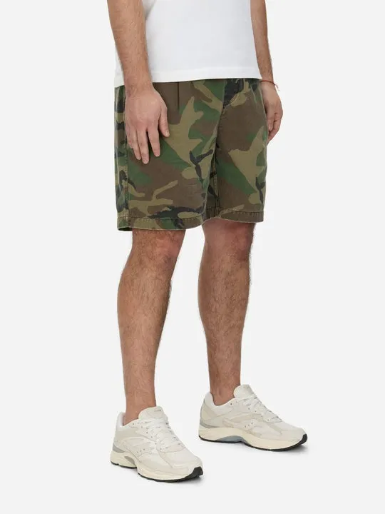 【3sixteen】Drawstring Shorts Camo Twill 復古石洗迷彩綁帶短褲 sold by Blue Beach Denim product image thumbnail 3