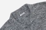 【3sixteen】Knit Polo Black Marled Yarn 灰黑色匹馬棉針織混紗短袖開領Polo衫 sold by Blue Beach Denim