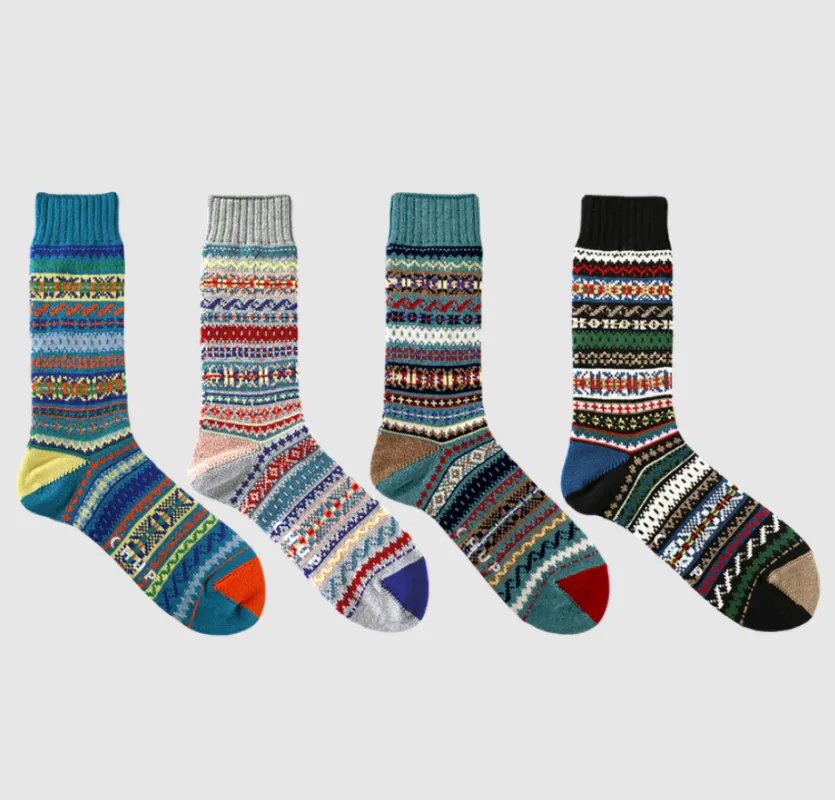 【CHUP】 SOUND WAVE 高筒針織襪 三色 sold by Blue Beach Denim