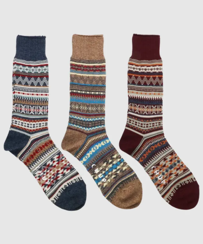 【CHUP】 INDIAN YELL 長筒針織襪 三色 sold by Blue Beach Denim