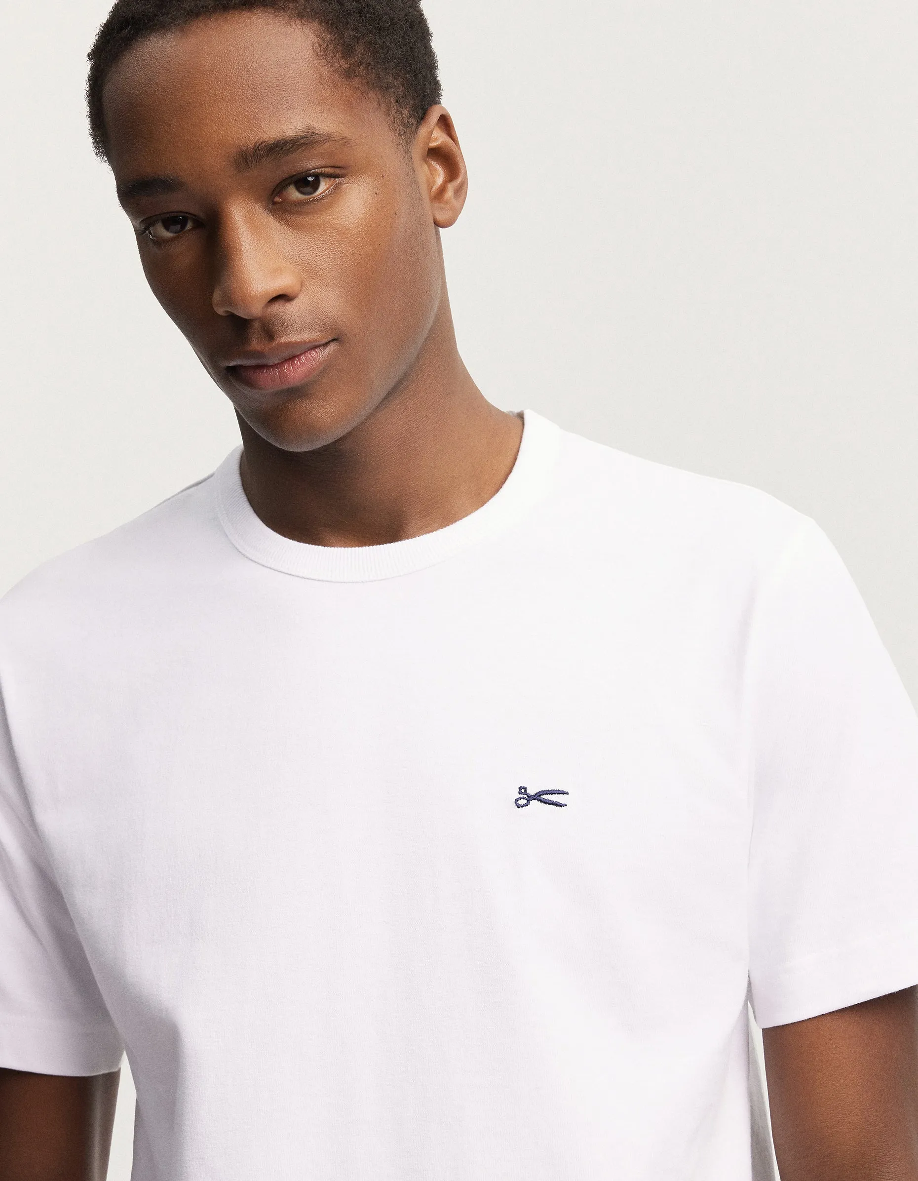 【DENHAM】AMERICANA TEE HCJ WHITE 小剪刀素色白Tee sold by Blue Beach Denim product image thumbnail 4